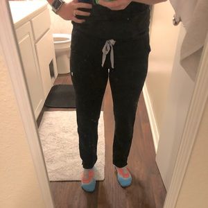 Figs | black Yola skinny scrub pants sz XS- petite